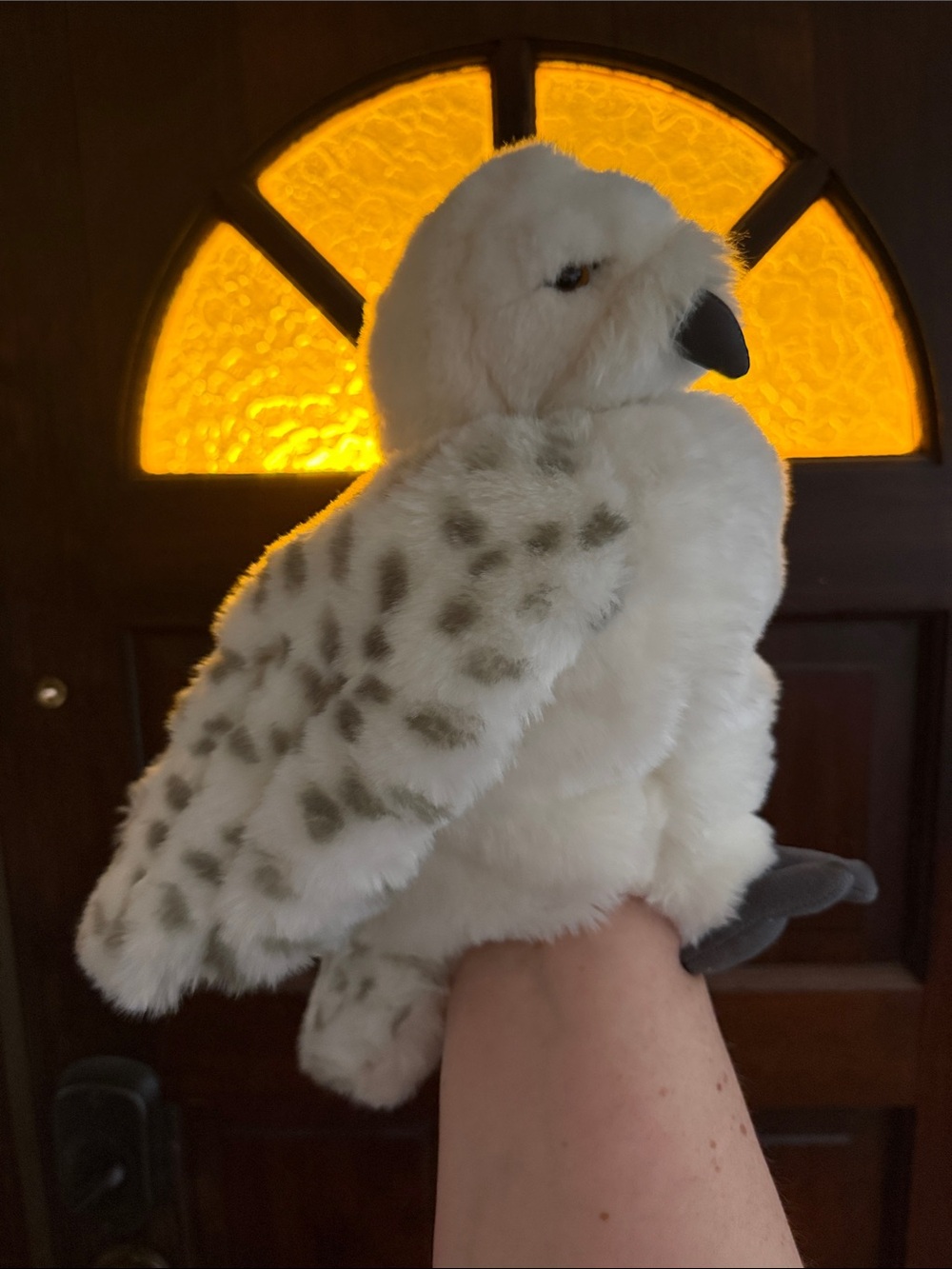Wizarding World of Harry Potter Hedwig plush puppet